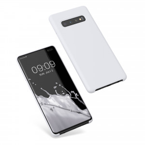 Husa Kwmobile pentru Samsung Galaxy S10 Plus, Silicon, Alb, 49028.48 - Img 2