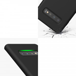 Husa kwmobile pentru Samsung Galaxy S10 Plus, Silicon, Negru, 49028.47 - Img 8