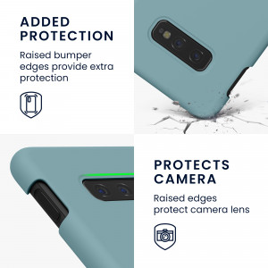 Husa kwmobile pentru Samsung Galaxy S10e, Silicon, Verde, 47944.207 - Img 4