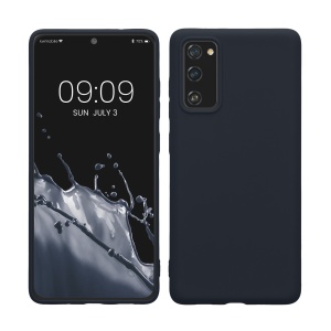 Husa Kwmobile pentru Samsung Galaxy S20 FE, Albastru inchis, Silicon, KWM0000121L059C - Img 1