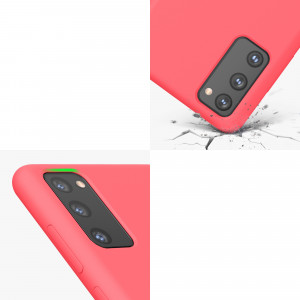 Husa kwmobile pentru Samsung Galaxy S20 FE, Silicon, Roz, 53605.103 - Img 8