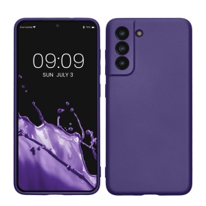 Husa Kwmobile pentru Samsung Galaxy S21 FE, Albastru, Silicon, KWM000013FE017C - Img 1