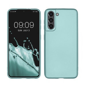 Husa Kwmobile pentru Samsung Galaxy S21, Verde deschis, Silicon, KWM000012BU016C - Img 1