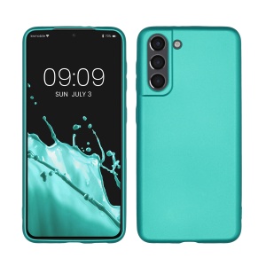 Husa Kwmobile pentru Samsung Galaxy S21, Verde, Silicon, KWM000012BU015C - Img 1