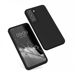 Husa Kwmobile pentru Samsung Galaxy S22, Silicon, Negru, 56756.01 - Img 2