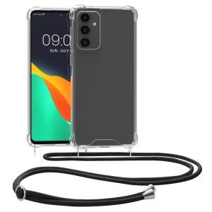 Husa Kwmobile pentru Samsung Galaxy S23 FE, Transparent/Negru, Silicon, KWM000021LL001C - Img 2