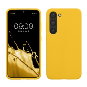 Husa Kwmobile pentru Samsung Galaxy S23, Galben, Silicon, 60273.165 - Img 1