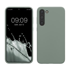 Husa Kwmobile pentru Samsung Galaxy S23 Plus, Verde, Silicon, KWM000017WC048C - Img 1