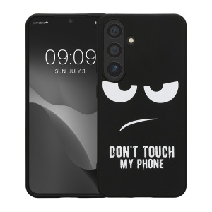 Husa Kwmobile pentru Samsung Galaxy S24, Negru/Alb, Silicon, KWM000021QE001C - Img 2