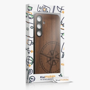 Husa Kwmobile pentru Samsung Galaxy S24 Plus, Maro, Lemn, KWM000021PI001C - Img 8