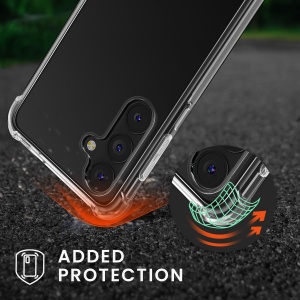Husa Kwmobile pentru Samsung Galaxy S24 Plus, Transparent/Negru, Silicon, KWM000021LJ001C - Img 5