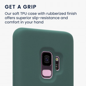 Husa Kwmobile pentru Samsung Galaxy S9, Silicon, Verde, 44182.171 - Img 4