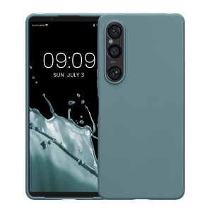 Husa Kwmobile pentru Sony Xperia 1 VI, Verde deschis, Silicon, KWM000021TR004C - Img 2