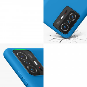 Husa Kwmobile pentru Xiaomi 11T/11T Pro, Silicon, Albastru, 56245.224 - Img 8