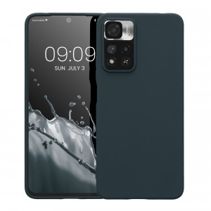 Husa kwmobile pentru Xiaomi Note 11 Pro Plus 5G, Silicon, Albastru, 58095.202 - Img 2
