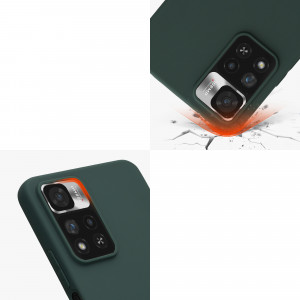 Husa kwmobile pentru Xiaomi Note 11 Pro Plus 5G, Silicon, Verde, 58095.169 - Img 8