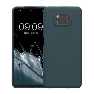 Husa Kwmobile pentru Xiaomi Poco X3 NFC/Poco X3 Pro, Verde inchis, Silicon, KWM000011YY043C - Img 2
