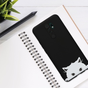 Husa Kwmobile pentru Xiaomi Redmi 9, Negru/Alb, Silicon, KWM000011MO004C - Img 6