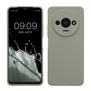 Husa Kwmobile pentru Xiaomi Redmi A3, Verde deschis, Silicon, KWM000020ON002C - Img 1