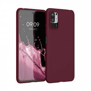 Husa Kwmobile pentru Xiaomi Redmi Note 10 5G, Silicon, Rosu, 54947.187 - Img 1
