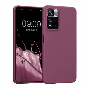 Husa Kwmobile pentru Xiaomi Redmi Note 11 Pro Plus 5G, Silicon, Violet, 58095.187 - Img 1