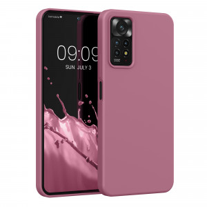 Husa Kwmobile pentru Xiaomi Redmi Note 11 Pro/Redmi Note 11 Pro 5G, Silicon, Violet, 57373.167 - Img 1