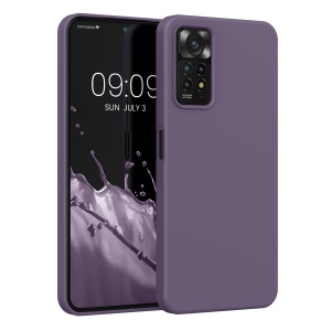Husa Kwmobile pentru Xiaomi Redmi Note 11 Pro/Redmi Note 11 Pro 5G/Redmi Note 12 Pro, Mov inchis, Silicon, KWM0000151A057C - Img 1