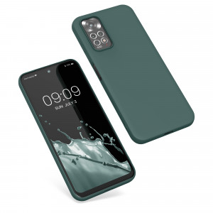 Husa Kwmobile pentru Xiaomi Redmi Note 11/Redmi Note 11s, Silicon, Verde, 57368.171 - Img 2