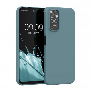 Husa kwmobile pentru Xiaomi Redmi Note 11/Redmi Note 11S, Silicon, Verde, 57368.246 - Img 1