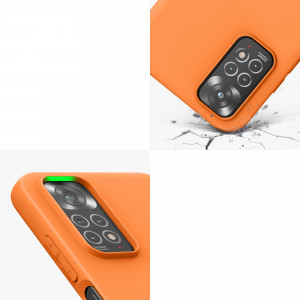 Husa Kwmobile pentru Xiaomi Redmi Note 11/Redmi Note 11s, Silicon, Portocaliu, 57368.150 - Img 8