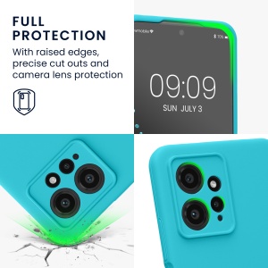 Husa Kwmobile pentru Xiaomi Redmi Note 12, Albastru deschis, Silicon, KWM000018UL020C - Img 4