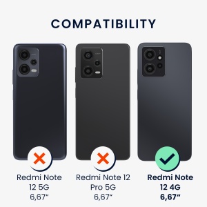 Husa Kwmobile pentru Xiaomi Redmi Note 12, Albastru, Silicon, KWM000018UL013C - Img 6