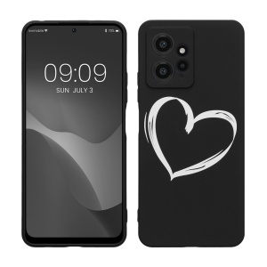 Husa Kwmobile pentru Xiaomi Redmi Note 12, Negru/Alb, Silicon, KWM000018UH002C - Img 1
