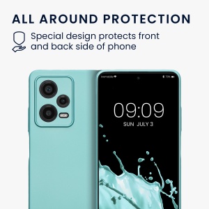 Husa Kwmobile pentru Xiaomi Redmi Note 12 Pro 5G, Verde deschis, Silicon, KWM000018CO007C - Img 6