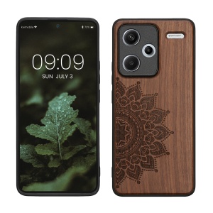 Husa Kwmobile pentru Xiaomi Redmi Note 13 Pro Plus 5G, Maro, Lemn, KWM000020KL002C - Img 1
