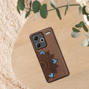 Husa Kwmobile pentru Xiaomi Redmi Note 13 Pro Plus 5G, Maro, Lemn/Silicon, KWM000020KL005C - Img 5