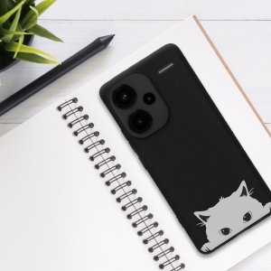 Husa Kwmobile pentru Xiaomi Redmi Note 13 Pro Plus 5G, Negru/Alb, Silicon, KWM000020NR002C - Img 6
