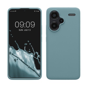 Husa Kwmobile pentru Xiaomi Redmi Note 13 Pro Plus 5G, Verde, Silicon, KWM000020KH007C - Img 1