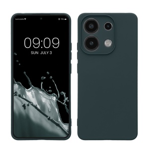 Husa Kwmobile pentru Xiaomi Redmi Note 13, Verde inchis, Silicon, KWM000020OD002C - Img 1