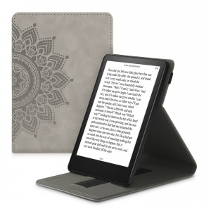 Husa pentru Amazon Kindle Paperwhite 11, Kwmobile, Gri, Piele ecologica, 56264.17 - Img 1