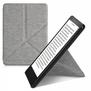 Husa pentru Amazon Kindle Paperwhite 11, Kwmobile, Gri, Textil, 57765.25 - Img 1