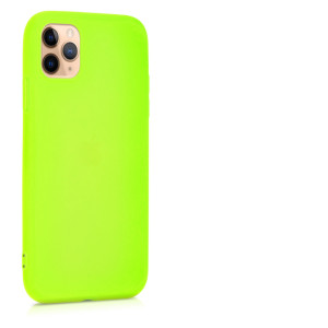 Husa pentru Apple iPhone 11 Pro Max, Silicon, Galben, 49782.75 - Img 8