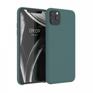 Husa pentru Apple iPhone 11 Pro Max, Silicon, Verde, 49725.171 - Img 1