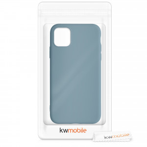 Husa pentru Apple iPhone 11, Silicon, Albastru, 50791.206, kwmobile - Img 7
