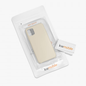 Husa pentru Apple iPhone 11, Silicon, Crem, 49724.210 - Img 8