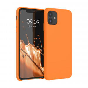 Husa pentru Apple iPhone 11, Silicon, Portocaliu, 49724.150 - Img 1