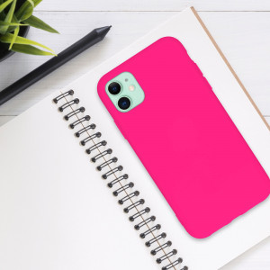 Husa pentru Apple iPhone 11, Silicon, Roz, 50791.77 - Img 3