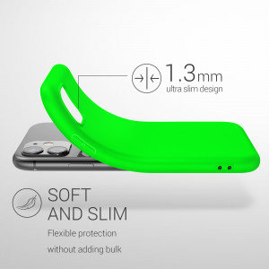 Husa pentru Apple iPhone 11, Silicon, Verde, 49783.44 - Img 3