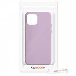 Husa pentru Apple iPhone 12 / iPhone 12 Pro, Silicon, Mov, 53844.140, kwmobile - Img 7