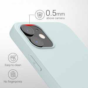 Husa pentru Apple iPhone 12 / iPhone 12 Pro, Silicon, Verde, 53938.200, kwmobile - Img 4
